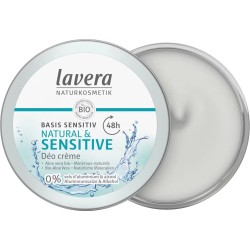 DEO CREME BASIS SENSITIV 50ML LAVERA  dans votre magasin bio en ligne Etiketbio.eu