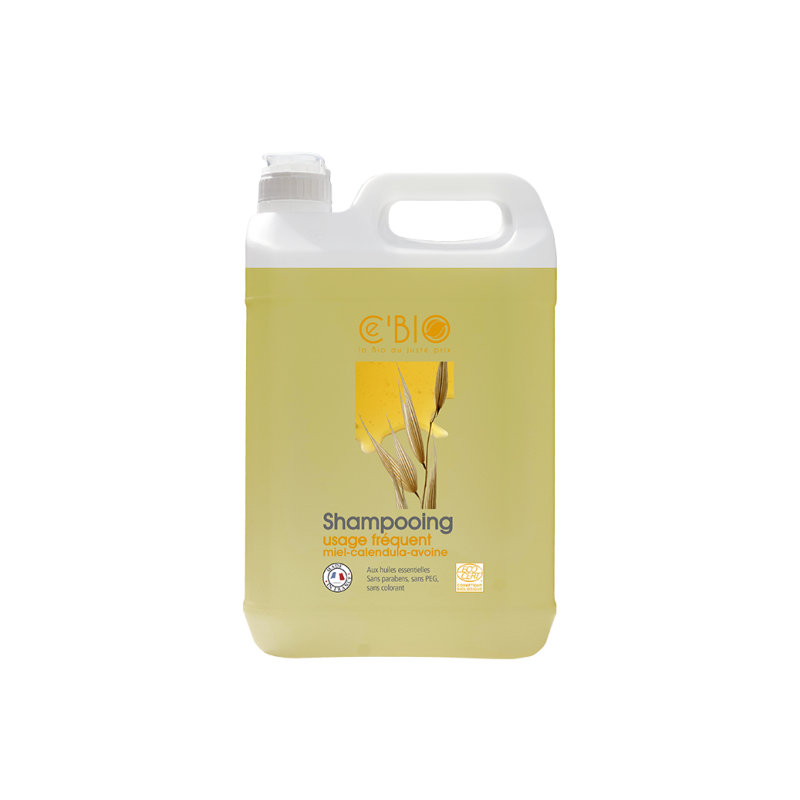 Shampooing usage fréquent miel calendula avoine - 5l CE BIO  dans votre magasin bio en ligne Etiketbio.eu