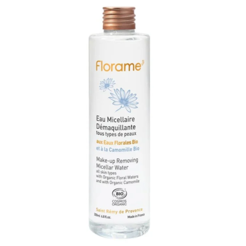 EAU MICELLAIRE DEMAQUILLANTE 200ML FLORAME  dans votre magasin bio en ligne Etiketbio.eu