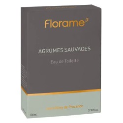 EAU DE TOILETTE AGRUMES SAUVAGES 100ML FLORAME  dans votre magasin bio en ligne Etiketbio.eu