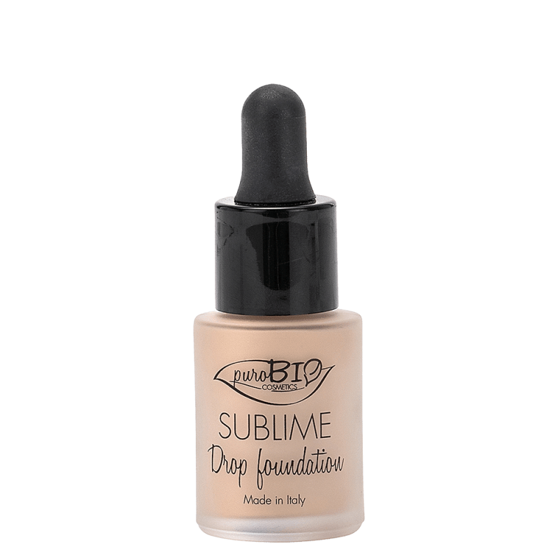 02 Fond de teint SUBLIME Drop 15ML PuroBio  dans votre magasin bio en ligne Etiketbio.eu