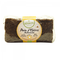 PAIN D'EPICES ARTISANAL 250G BISSON  dans votre magasin bio en ligne Etiketbio.eu