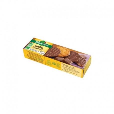 SABLES CHOCOLAT AU LAIT SANS HUILE DE PALME 120G BONNETERRE  dans votre magasin bio en ligne Etiketbio.eu