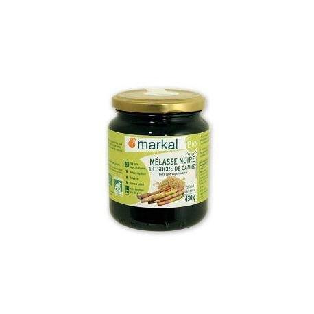 MELASSE NOIRE DE SUCRE DE CANNE 430G MARKAL  dans votre magasin bio en ligne Etiketbio.eu