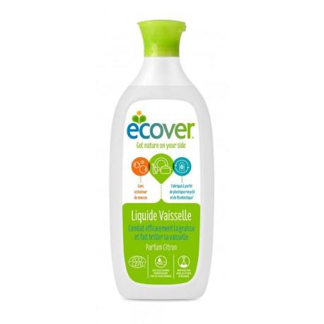 LIQUIDE VAISSELLE MAIN CITRON 500ML ECOVER  dans votre magasin bio en ligne Etiketbio.eu