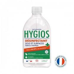 DESINFECTANT NETTOYANT SURFACES EUCALYPTUS 1L HYGIOS  dans votre magasin bio en ligne Etiketbio.eu