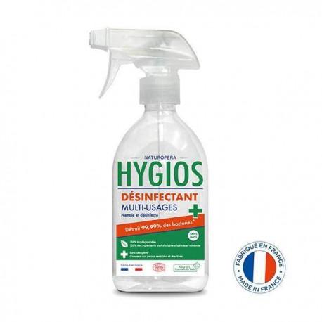 HYGIOS DESINFECTANT SURFACES 500ML HYGIOS  dans votre magasin bio en ligne Etiketbio.eu